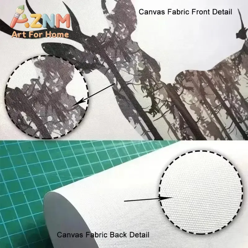 AZNM ภาพพิมพ์ผ้าใบติดผนังลายได - Kids Education Name บทวิจารณ์และราคา