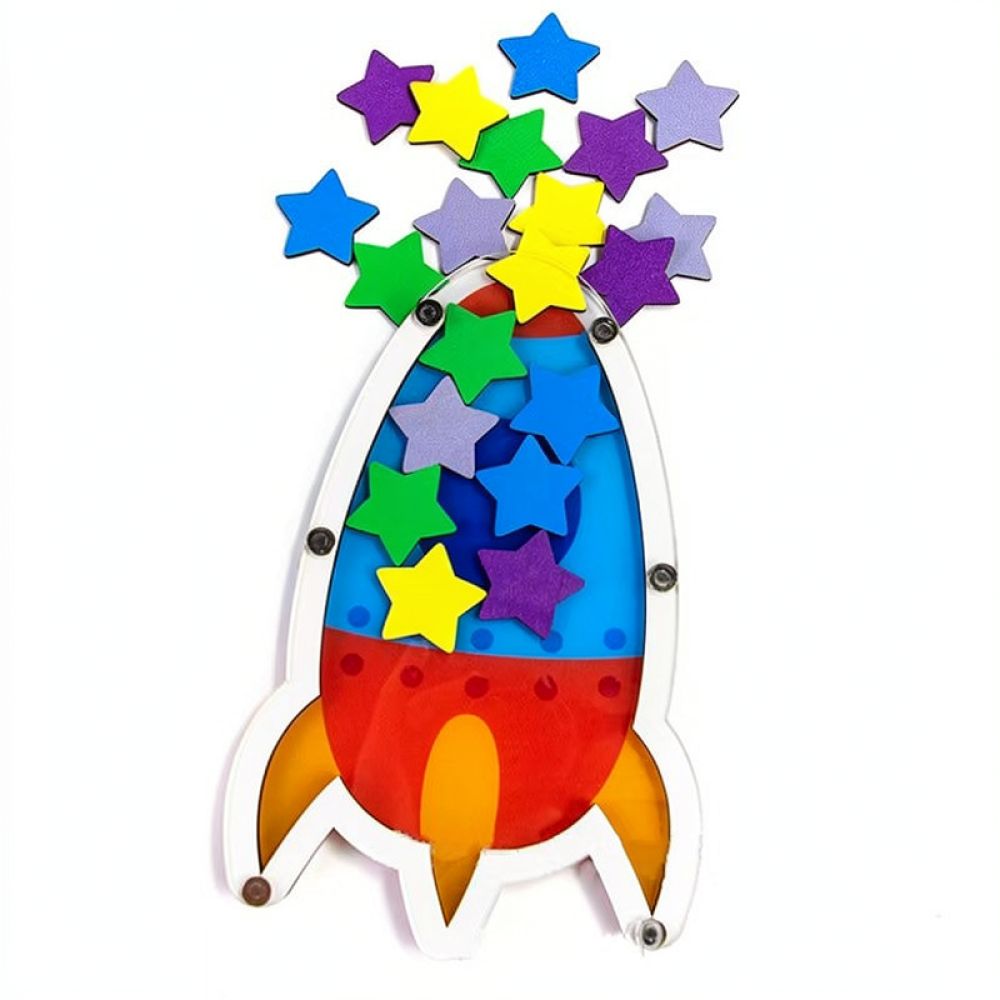 โหลไม้รูปดาวน่ารักสำหรับให้ราง - Kids Education Motivation บทวิจารณ์และราคา