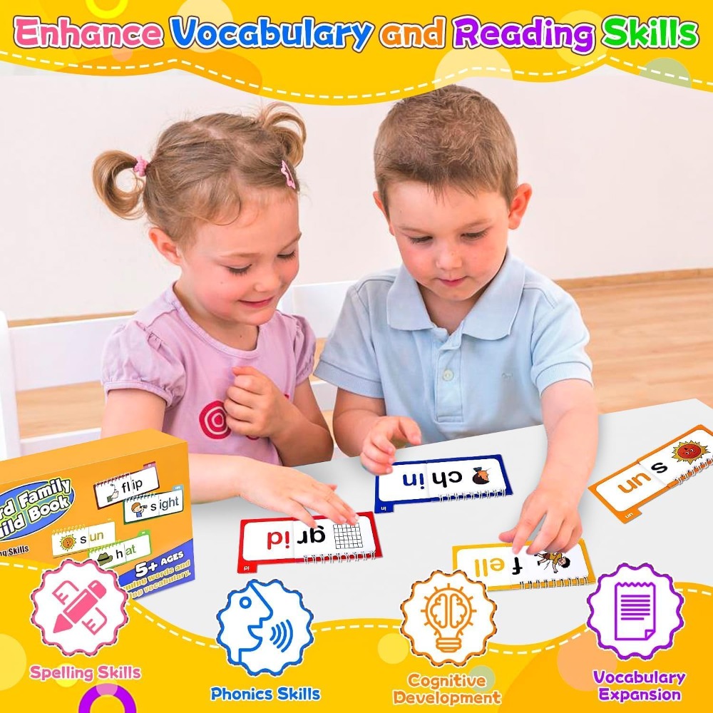 บัตรคำศัพท์โฟนิกส์ 30 แผ่น หนั - Kids Education Rhymes บทวิจารณ์และราคา