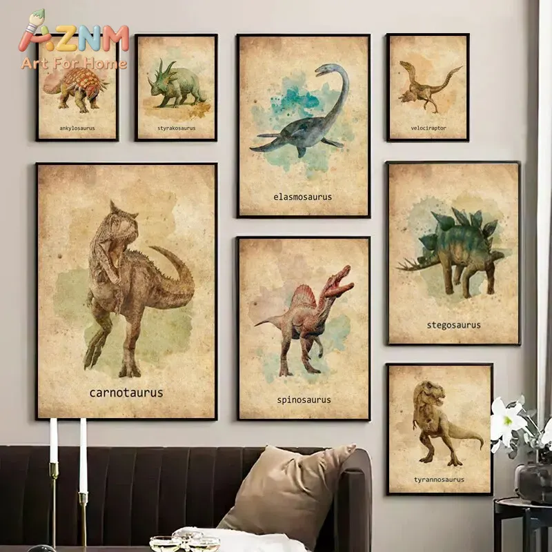 AZNM ภาพพิมพ์แคนวาสติดผนังลายไ - Kids Education Name บทวิจารณ์และราคา